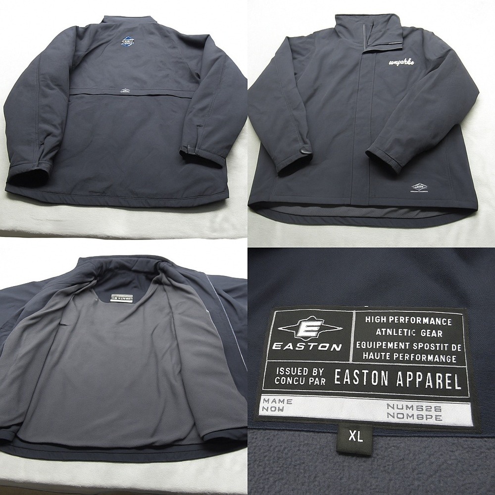 Cowichan Capitals Jacket Men XL Easton Navy Fleece Lined Waterproof Full‎ Zip BC